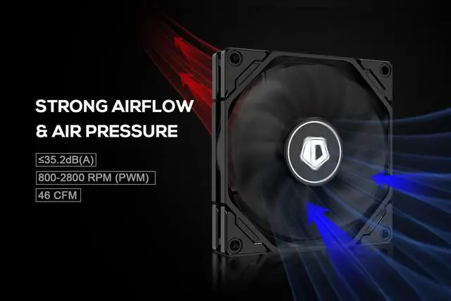 Alt view image 5 of 7 - ID-COOLING IS-47-XT 47mm Height Low Profile CPU Cooler 4 Heatpipes CPU Air Cooler for HTPCs, ITX, and Small Form Factor Builds, 92x92x15mm Slim Fan, Support Intel LGA1700/1200/115X