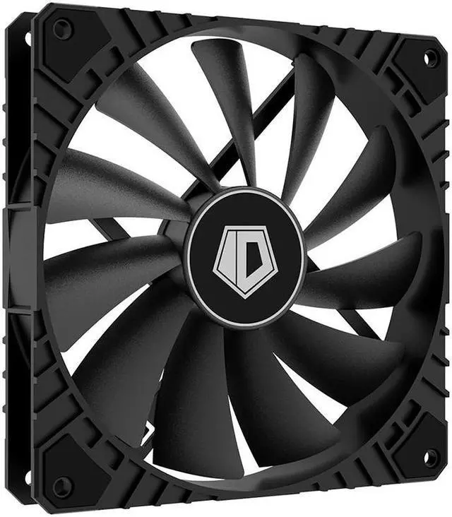 Alt view image 2 of 6 - ID-COOLING WF-14025-XT Black 14cm PWM fan Low Profile Cooling Fan For CPU&GPU&VGA cooler Non-LED 3 Packs