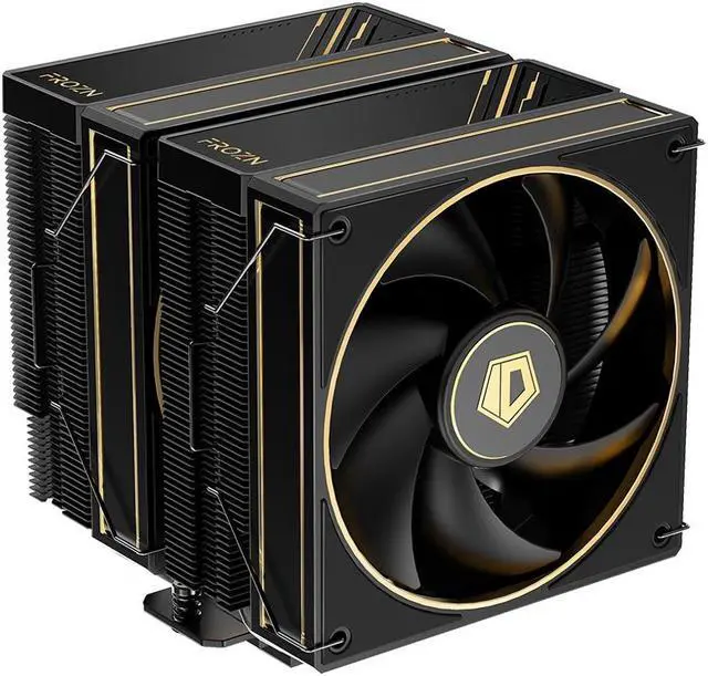 Main image of ID-COOLING FROZN A620 GDL- 6.1" Height Black Dual-Tower Air CPU Cooler, 6×6mm Heatpipes, Dual 120x120x25mm FDB Fans, TDP 270W, Intel LGA1851/1700/1200/115X; AMD AM4/AM5 (154mm in Height)
