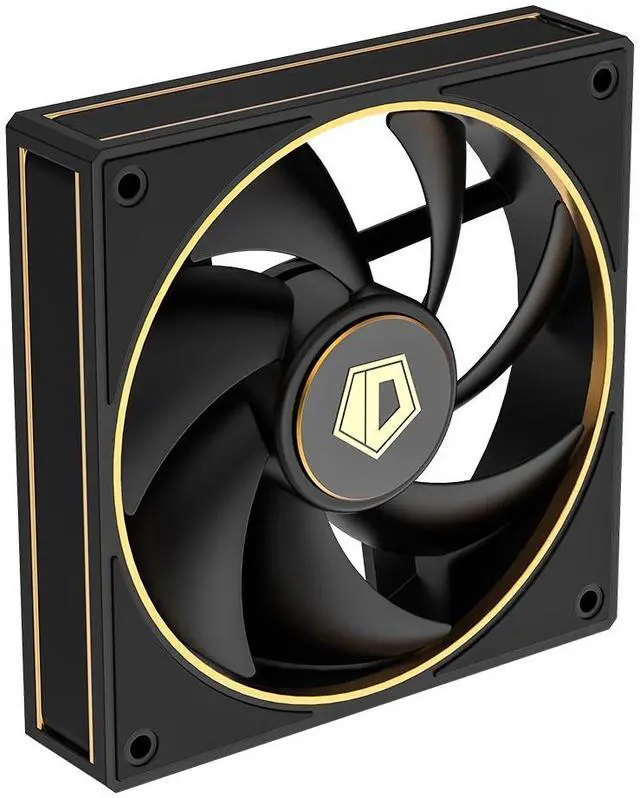 Alt view image 2 of 6 - ID-COOLING AF-127-GDL 120mm Case Fan FDB Bearing PC Fan Daisy Chain Connector Computer Fan for Radiator/CPU Air Cooler 3 Packs