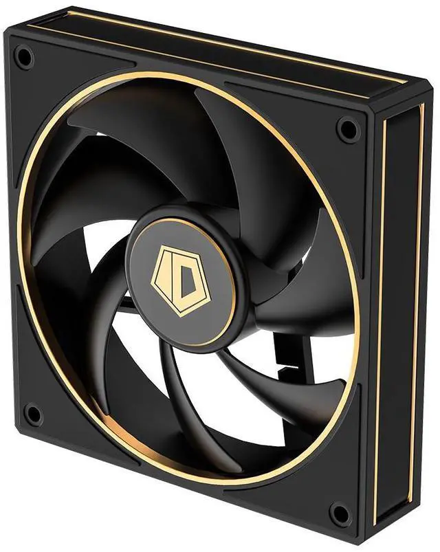 Alt view image 3 of 6 - ID-COOLING AF-127-GDL 120mm Case Fan FDB Bearing PC Fan Daisy Chain Connector Computer Fan for Radiator/CPU Air Cooler 3 Packs