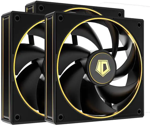 Main image of ID-COOLING AF-127-GDL 120mm Case Fan FDB Bearing PC Fan Daisy Chain Connector Computer Fan for Radiator/CPU Air Cooler 3 Packs