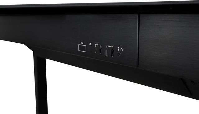Alt view image 7 of 18 - Lian Li Motorized Standing Desk DK-07X : Dual E-ATX Support, Wireless Charging & USB Ports for Ultimate Workflow - Versatile Motorized Desk - Cable Management --  DK07X