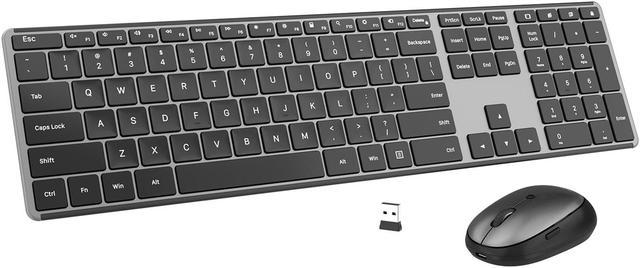 Rechargeable Keyboard Wireless Slim and factory Full-Sized Cordless Keyboard