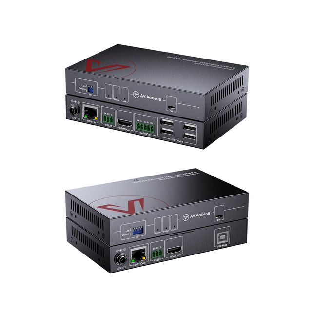 thumbnail image 2 of SIIG 4K HDMI HDBaseT Extender Over Cat5e/6 – 100m With RS-232, IR, PoC, CE-H23F11-S1 2 of 3