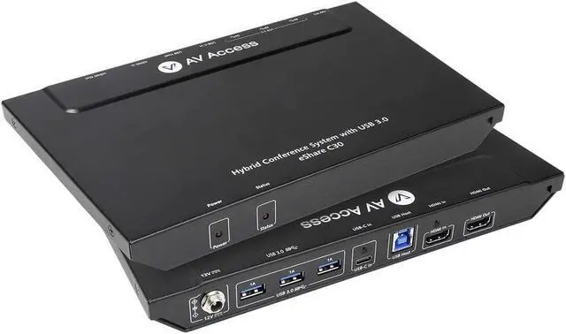 Main image of AV Access Conference Docking Station for Meeting Room, 4K Presentation Switch System Screen Mirroring, HDMI & USB-C 4K Input, Hybrid Conference System, 3 USB 3.0 Ports for Webcam and Speakerphone