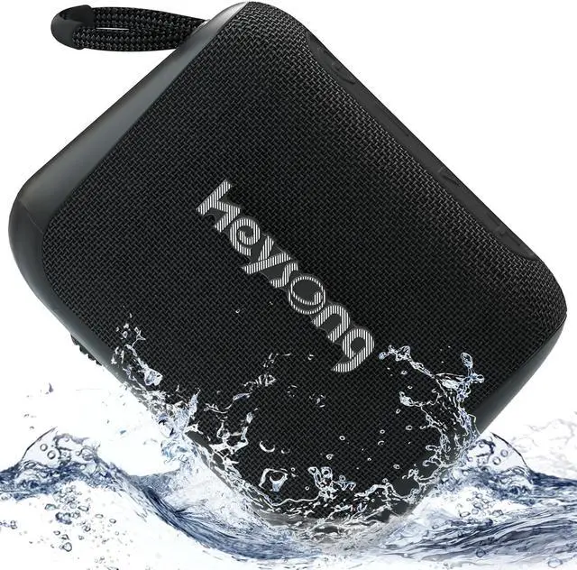 Main image of HEYSONG Waterproof Bluetooth Speaker, Portable Wireless Shower Speakers With Wireless Stereo Sound, IPX7, 24-Hour Playtime, BassUp Speaker Bluetooth For Bedroom Accessories, Gifts for Men
