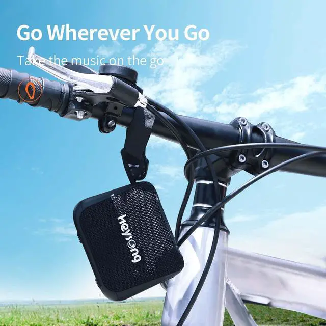 Alt view image 4 of 7 - HEYSONG Waterproof Bluetooth Speaker, Portable Wireless Shower Speakers With Wireless Stereo Sound, IPX7, 24-Hour Playtime, BassUp Speaker Bluetooth For Bedroom Accessories, Gifts for Men