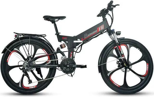 Main image of RANDRIDE 17AH Folding Electric Bike, 750W Foldable E Bike Electric Bicycle, Commuter Ebike with Shimano 27 Speed, Shimano Hydraulic Brakes, 26" x 1.95" Puncture-resistant Tire