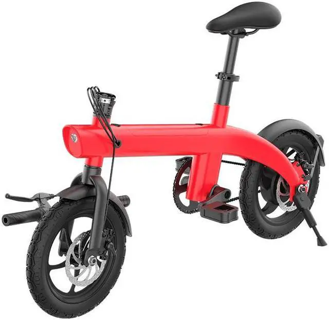 Alt view image 2 of 6 - RANDRIDE Lightweight Ebike, Small Electric Commute Bike, Mini Electric City Bike, Max Speed 20MPH City Road Ebike, Range 46 Miles Electric Bicycle