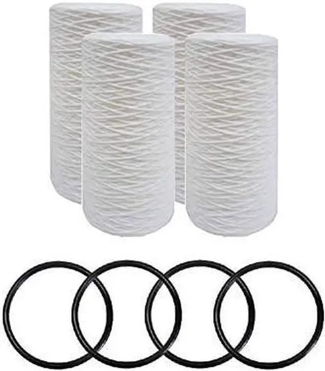 Main image of Compatible for Pelican PC40 Water Replacement 10" x 4.5" Sediment Filter & O-Ring - Pack of 4 by IPW Industries Inc.
