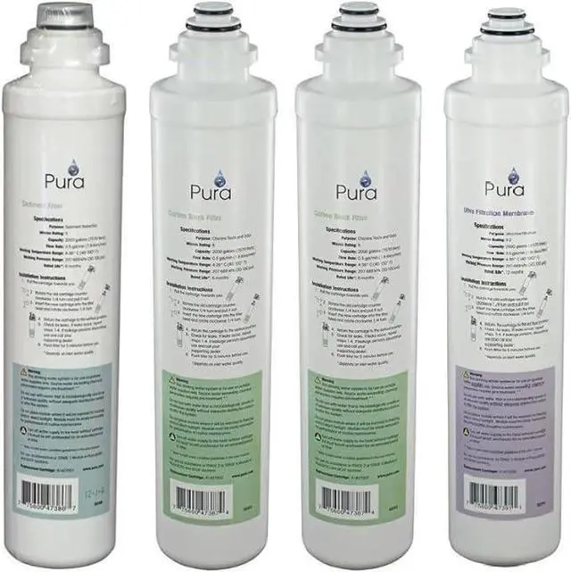 Main image of Pura Platinum QCUF Ultra Filtration Complete Replacement Filter Kit by IPW Industries Inc.