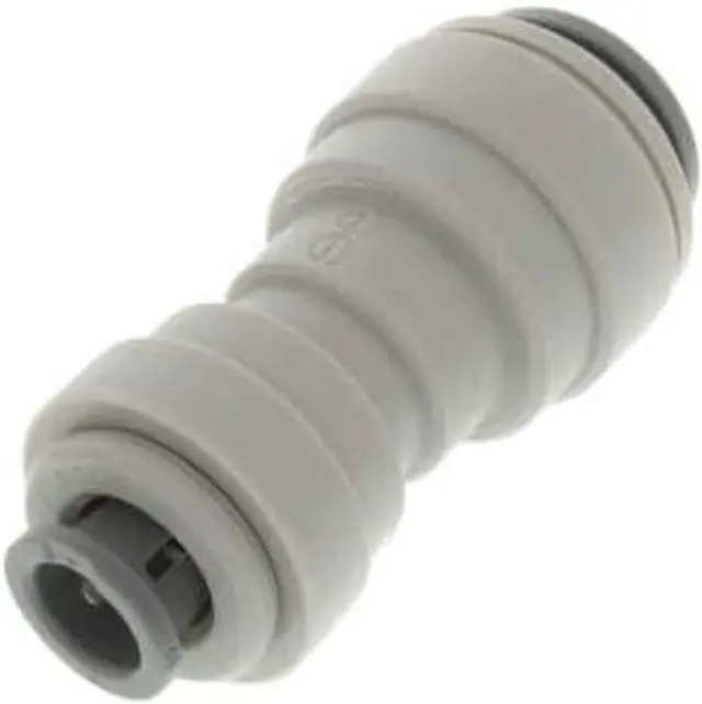 Main image of John Guest - (PI201008S) Acetal Reducing Union Quick Connect Fitting 1/4" OD x 5/16" OD/Single - Grey