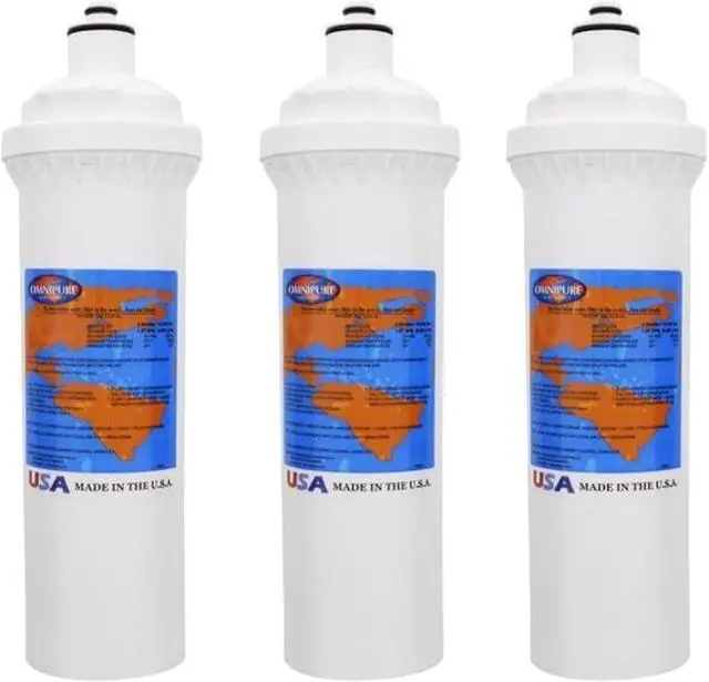 Main image of IPW Industries Inc-Omnipure - (ELF 10M-P) - 12.5" x 4" ELF-Series 10 Micron Carbon Block with Phosphate Filter; Scale Inhibitor 3 Pack