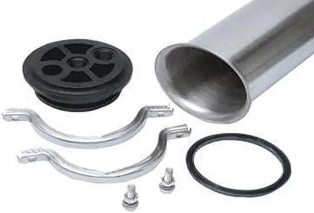 Main image of PureT SSMH 4040 34 4 x 40 x 34 304 Stainless Steel Membrane Housing With Plastic End Cap