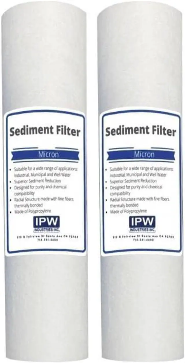 Main image of Pack of 2 Compatible with Kenmore Deluxe Sediment 38480 Filter Cartridges 1 Micron by IPW Industries Inc.