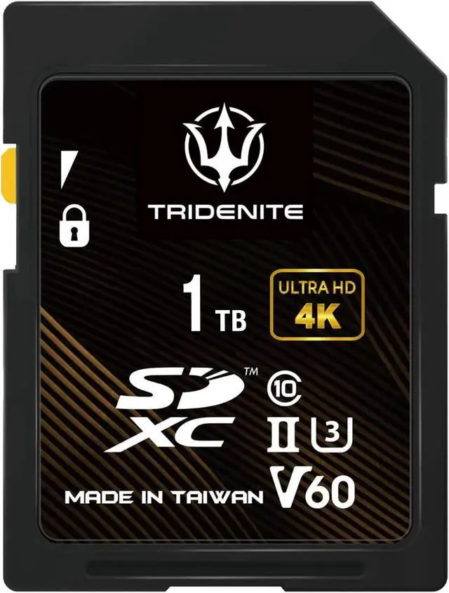 Main image of TRIDENITE 1TB SD Card, Read Speed Up to 245MB/s, UHS-II U3 V60 4K UHD, Professional Grade SDXC Memory Card
