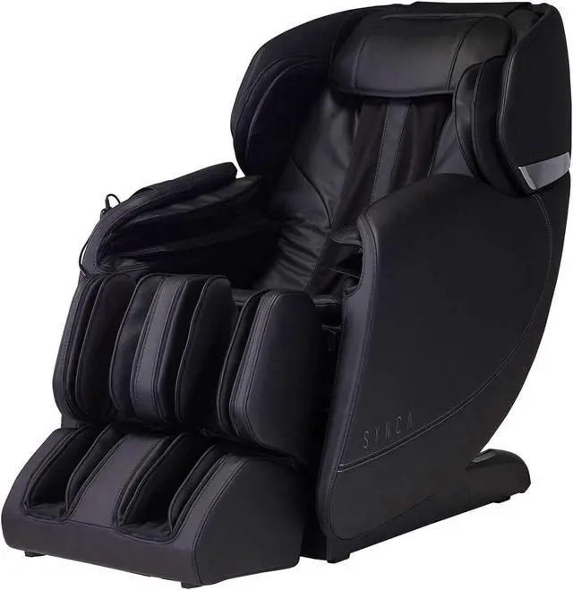 Alt view image 3 of 7 - Synca Wellness Hisho SL Track Heated Deluxe Zero Gravity Massage Chair Black, Health & Personal Care (Brown)