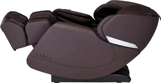 Alt view image 4 of 7 - Synca Wellness Hisho SL Track Heated Deluxe Zero Gravity Massage Chair Black, Health & Personal Care (Brown)