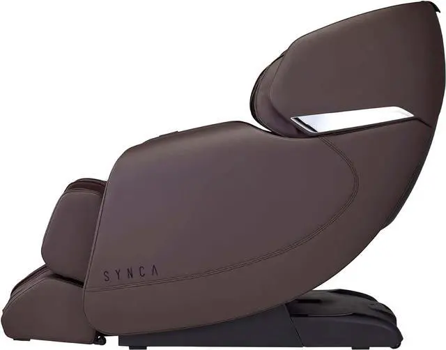 Alt view image 5 of 7 - Synca Wellness Hisho SL Track Heated Deluxe Zero Gravity Massage Chair Black, Health & Personal Care (Brown)