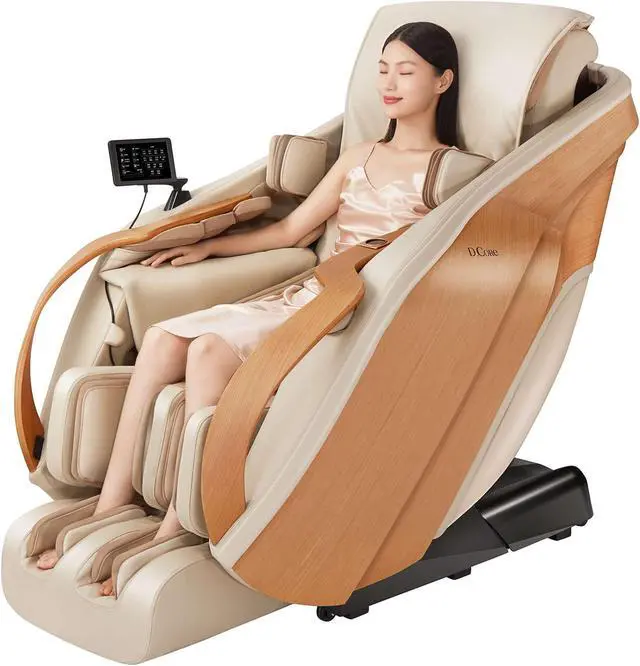 Alt view image 7 of 7 - DCore 2 - Made in Japan Ultra Premium Massage Chair w/ Oak Side Panels
