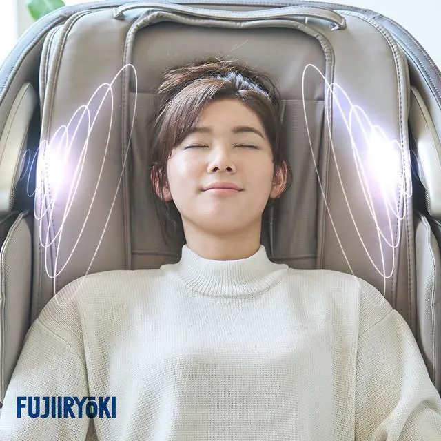 Alt view image 7 of 7 - Fujiiryoki Calm Plus Flex Frame SL Track Massage Chair w/ Touchscreen Remote (Charcoal)