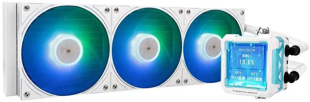 Main image of Thermalright FW360 PRO White ARGB AIO CPU Liquid Cooler for Desktop - 2000RPM PWM Fans, with 2.73" LCD Display Screen, for AM4/AM5 & Intel LGA1150/1151/1200/2011/1700/1851