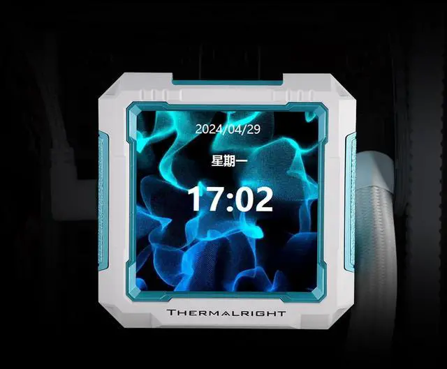 Alt view image 3 of 7 - Thermalright FW360 PRO White ARGB AIO CPU Liquid Cooler for Desktop - 2000RPM PWM Fans, with 2.73" LCD Display Screen, for AM4/AM5 & Intel LGA1150/1151/1200/2011/1700/1851