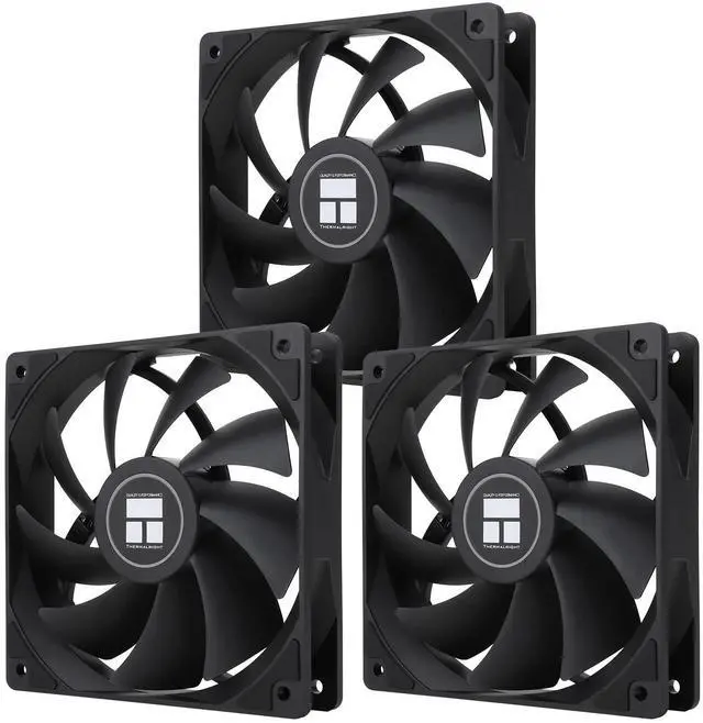Main image of Thermalright TL-C12B V2 X3 120mm PC Cooling Case Fans, 4PIN PWM Control, 1500RPM, for Chassis/CPU Cooler