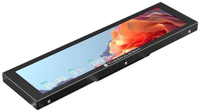 Alt view image 2 of 5 - Thermalright Trofeo Vision LCD AIO Display 9.16 PC Monitor, USB Type-C Screen for Real-Time Hardware Monitoring, with Preset Themes for Gaming PC Case/CPU Cooler (TrofeoVision 9.16 BLACK)