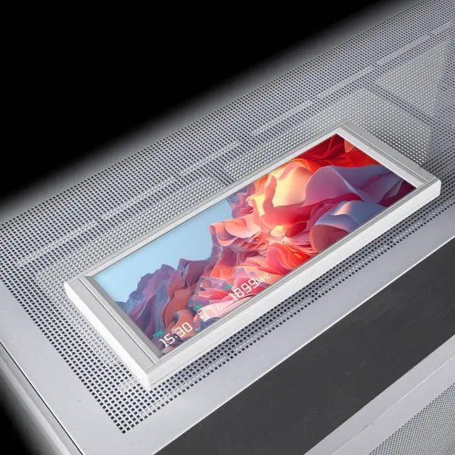 Alt view image 5 of 7 - Thermalright Trofeo Vision LCD AIO Display 6.86 PC Monitor, USB Type-C Screen for Real-Time Hardware Monitoring, with Preset & DIY Themes for Gaming PC Case/CPU Cooler(White)