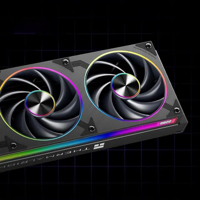Alt view image 5 of 7 - Thermalright Dynamic Vision PRO 360 ARGB AIO CPU Cooler, 5.5" Screen, Black