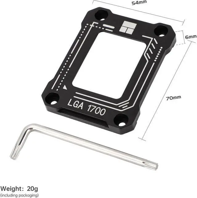 Alt view image 3 of 6 - Thermalright CPU Contact Frame for LGA1700, Intel 12th/13th/14th Generation Retrofit Kit Anti-Bending Bracket
