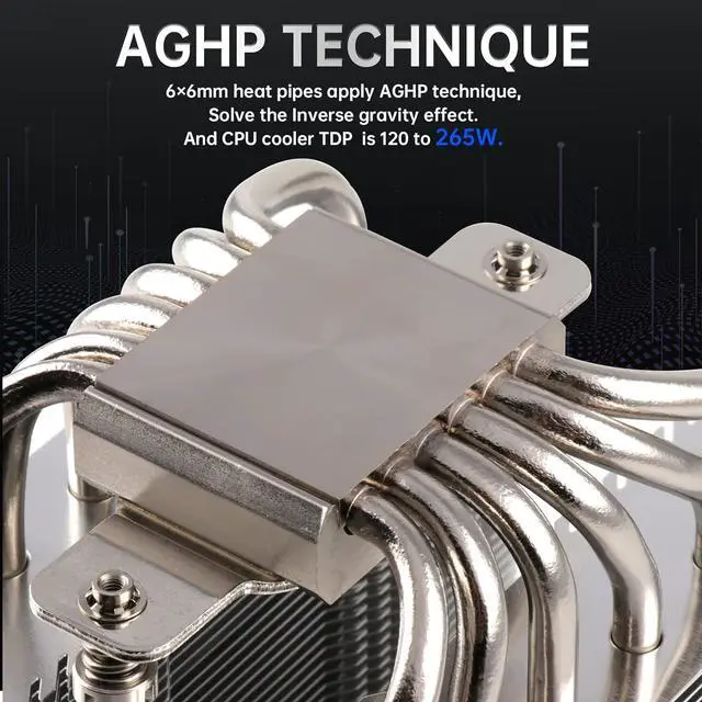 Alt view image 3 of 6 - Thermalright Peerless Assassin 120 SE ARGB CPU Air Cooler,6 Heat Pipes Aluminium Heatsink Cover, for Intel 1700/115X/1200, AMD AM4/AM5