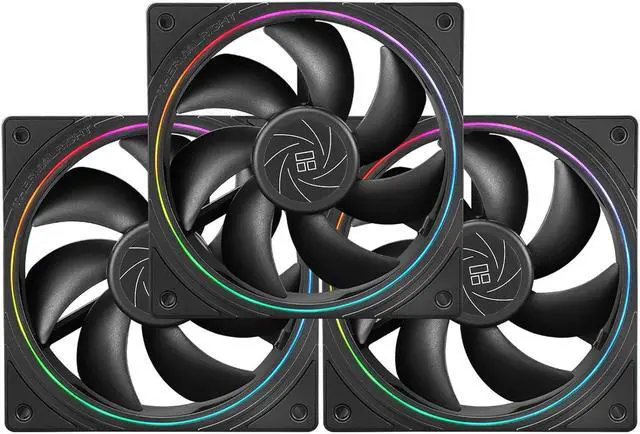 Main image of Thermalright TL-S12 X3 CPU Fan 120mm, 4pin PWM Connector Silent ARGB Computer Case Cooler Fan with S-FDB Bearing, up to 1500RPM Cooling Fans Black