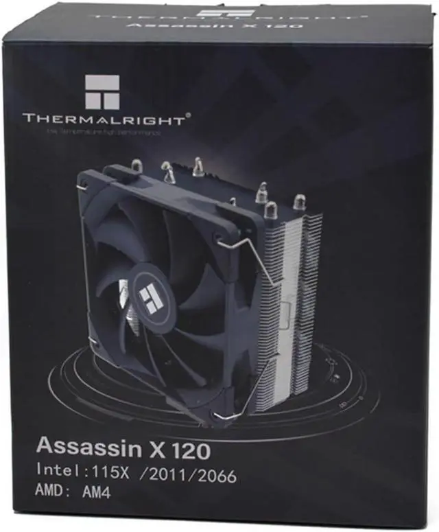Alt view image 5 of 7 - Thermalright CPU Air Cooler Assassin X 120 Refined SE, 4 Heat Pipes, TL-C12C-S PWM Fan, Aluminium Heatsink Cover, for Intel LGA 1150/1151/1155/1156/1200/1700 AMD AM4/AM5 White Black