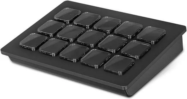 Alt view image 5 of 5 - iHTP LCD Shortcut Stream Controller, 15 macro keys, trigger actions in apps and software like OBS, Twitch, YouTube and more, works with Mac and PC