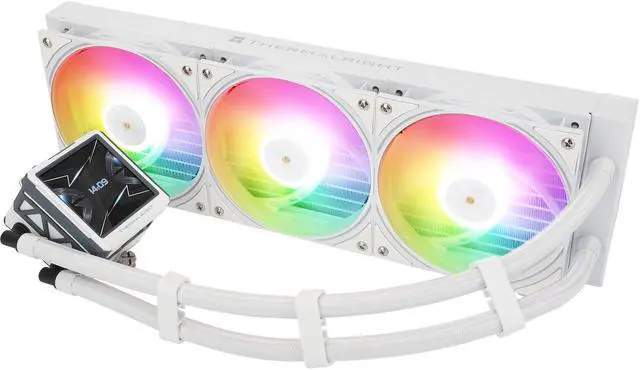 Alt view image 3 of 7 - Thermalright FW360 Ultra ARGB AIO CPU Liquid Cooler - 2000RPM PWM Fans, Magnetic Fixed 2.88" LCD Display Screen, for AM4/AM5 & Intel LGA1150/1151/1200/2011/1700/1851 | Black 3 Fan Slots (120 mm) White