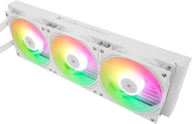 Alt view image 4 of 7 - Thermalright FW360 Ultra ARGB AIO CPU Liquid Cooler - 2000RPM PWM Fans, Magnetic Fixed 2.88" LCD Display Screen, for AM4/AM5 & Intel LGA1150/1151/1200/2011/1700/1851 | Black 3 Fan Slots (120 mm) White