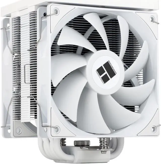 Alt view image 3 of 7 - Thermalright Burst Assassin 120 Vision CPU Air Cooler - IPS 2.4-inch Square Rotatable Display, 120mm Forward and Reverse Fan Design, Support Intel LGA1700/1150/1151/1200/1851, AMD AM4/AM5 White