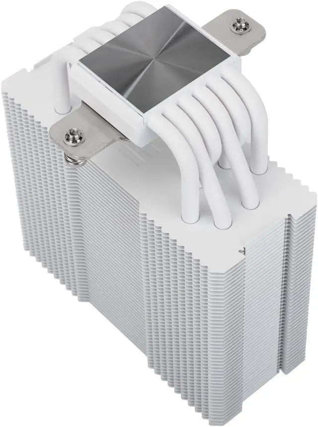 Alt view image 5 of 7 - Thermalright Burst Assassin 120 Vision CPU Air Cooler - IPS 2.4-inch Square Rotatable Display, 120mm Forward and Reverse Fan Design, Support Intel LGA1700/1150/1151/1200/1851, AMD AM4/AM5 White