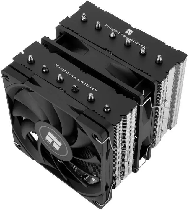 Main image of Thermalright Royal Knight 120 SE CPU Cooler, 155mm High, Dual Towers Dual PWM Fans TL-C12B V2 and TL-C12015B, 6 Heat Pipes,PC Cooling for AM4/AM5/Intel LGA 1700/1851/1150/1151/1200