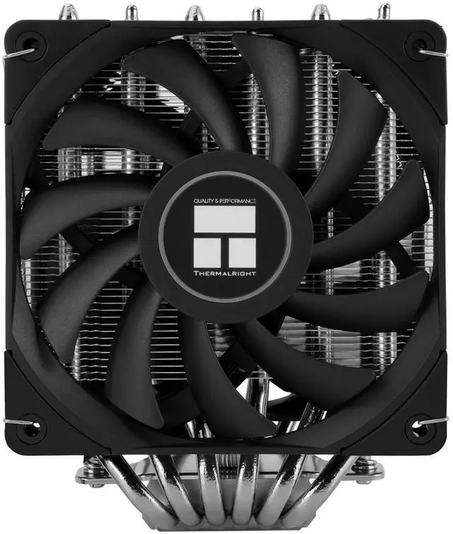 Alt view image 2 of 7 - Thermalright Royal Knight 120 SE CPU Cooler, 155mm High, Dual Towers Dual PWM Fans TL-C12B V2 and TL-C12015B, 6 Heat Pipes,PC Cooling for AM4/AM5/Intel LGA 1700/1851/1150/1151/1200