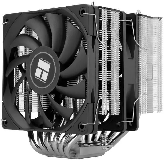 Alt view image 5 of 7 - Thermalright Royal Knight 120 SE CPU Cooler, 155mm High, Dual Towers Dual PWM Fans TL-C12B V2 and TL-C12015B, 6 Heat Pipes,PC Cooling for AM4/AM5/Intel LGA 1700/1851/1150/1151/1200