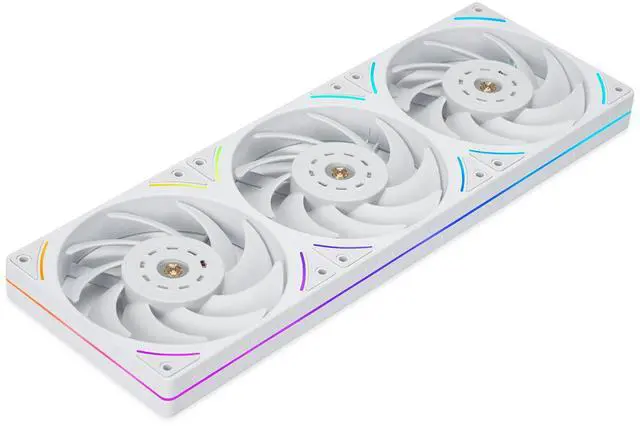 Alt view image 2 of 7 - Thermalright TL-UB36W 360mm Single-Frame PC Cooling Case Fans - PWM 2150 RPM Speed | ARGB Lighting | 207CM Airflow | Single Modular Cable, for Chassis  Liquid cooler (White)