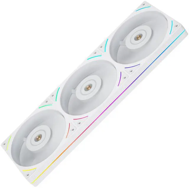 Alt view image 3 of 7 - Thermalright TL-UB36W 360mm Single-Frame PC Cooling Case Fans - PWM 2150 RPM Speed | ARGB Lighting | 207CM Airflow | Single Modular Cable, for Chassis  Liquid cooler (White)