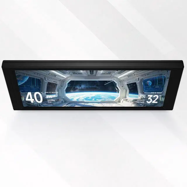 Alt view image 4 of 4 - Thermalright Trofeo Vision LCD AIO Display 6.86 PC Monitor, USB Type-C Screen for Real-Time Hardware Monitoring, with Preset & DIY Themes for Gaming PC Case/CPU Cooler