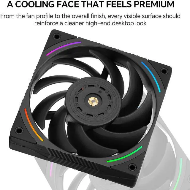 Alt view image 5 of 7 - Thermalright Peerless Assassin 120 Vision MAX ARGB CPU Cooler, 5 Inch LCD, TL-K12 2150RPM 120mm Fans, for AMD AM4/AM5, Intel 1851/1700
