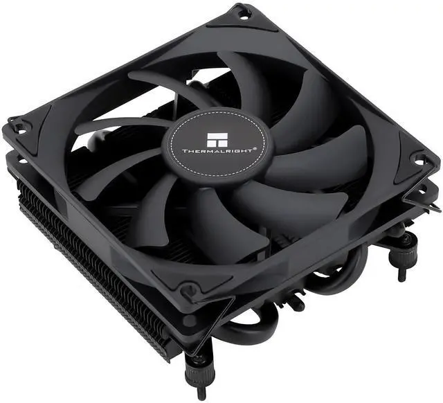 Main image of Thermalright AXP90-X36 Black Low Profile CPU Air Cooler, 36mm Height, 4 Heat Pipes, TL-9015B 2700RPM PWM Fan, Intel/AMD