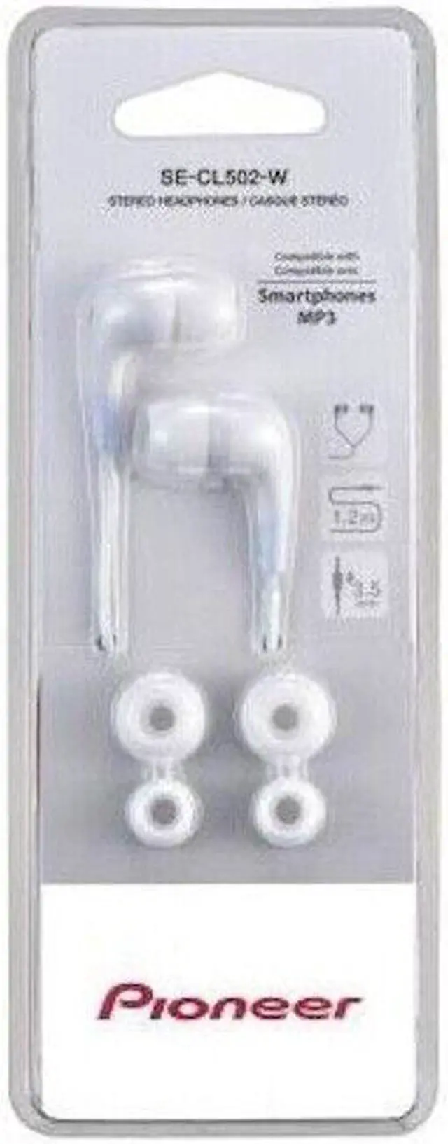 Alt view image 4 of 5 - Pioneer SE-CL502 Wired Stereo Earphones, 3.5mm Jack, Sport Earphones